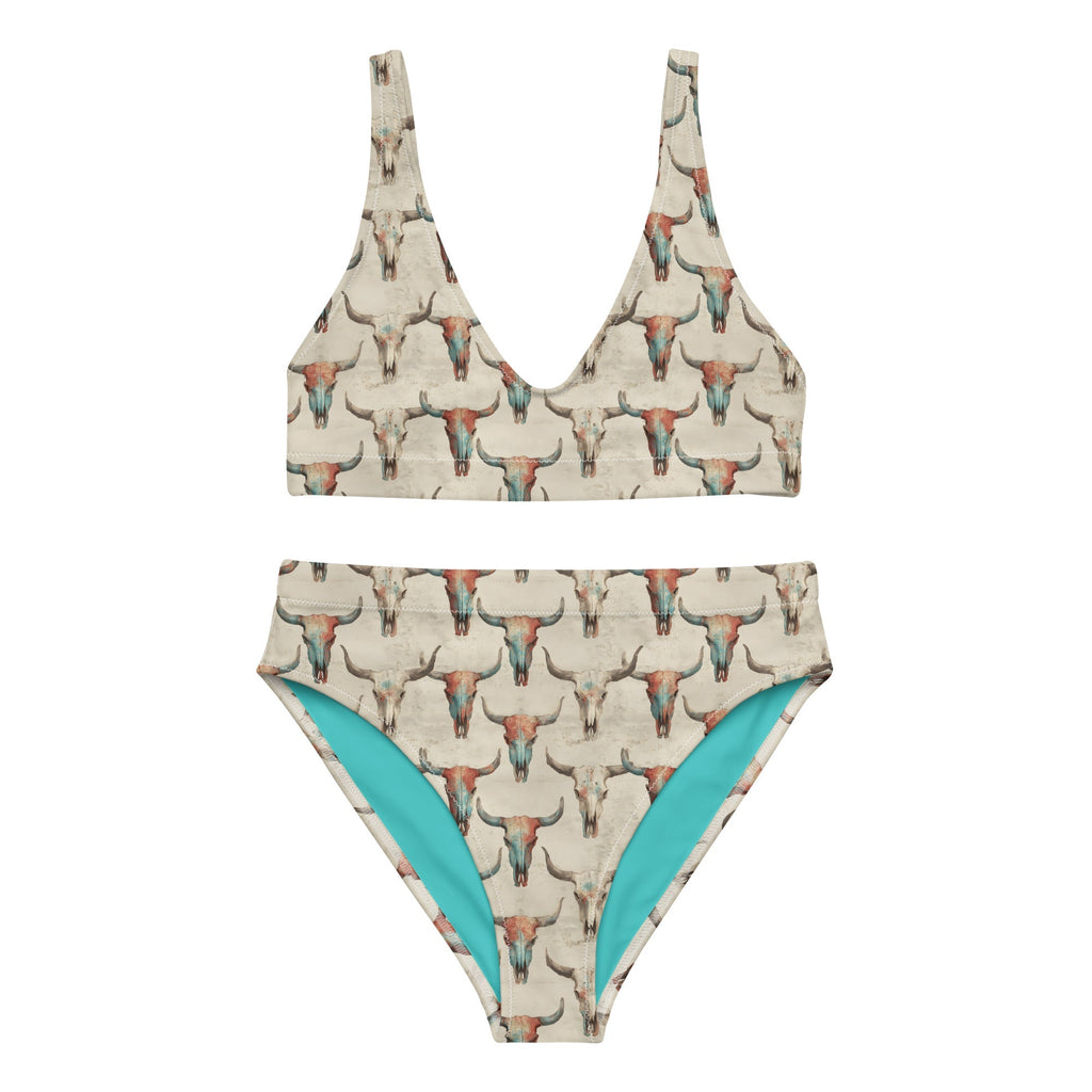 Baha Ranch Yeehaw Bullhead Skulls Bikini Baha Ranch Western Wear