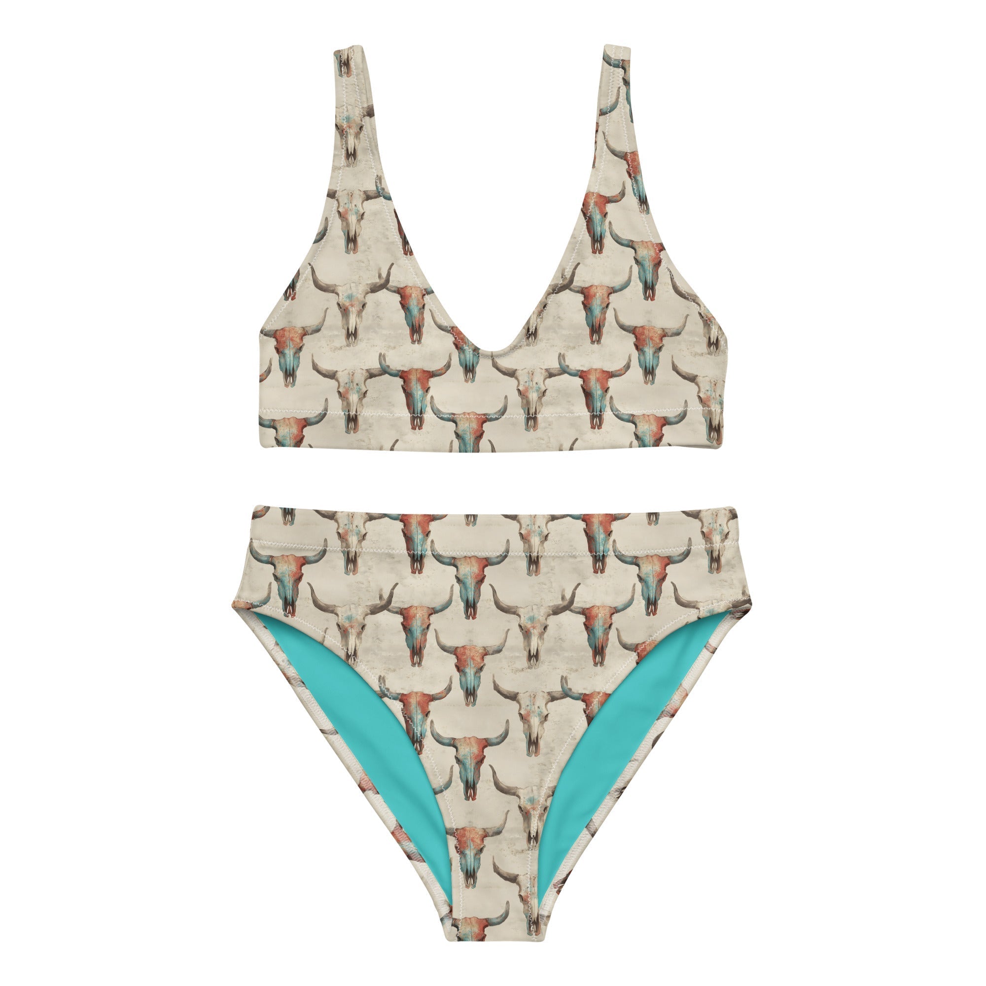 Baha Ranch Yeehaw Bullhead Skulls Bikini Baha Ranch Western Wear
