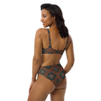 Baha Ranch Yeehaw Teal Aztec Bikini Baha Ranch Western Wear