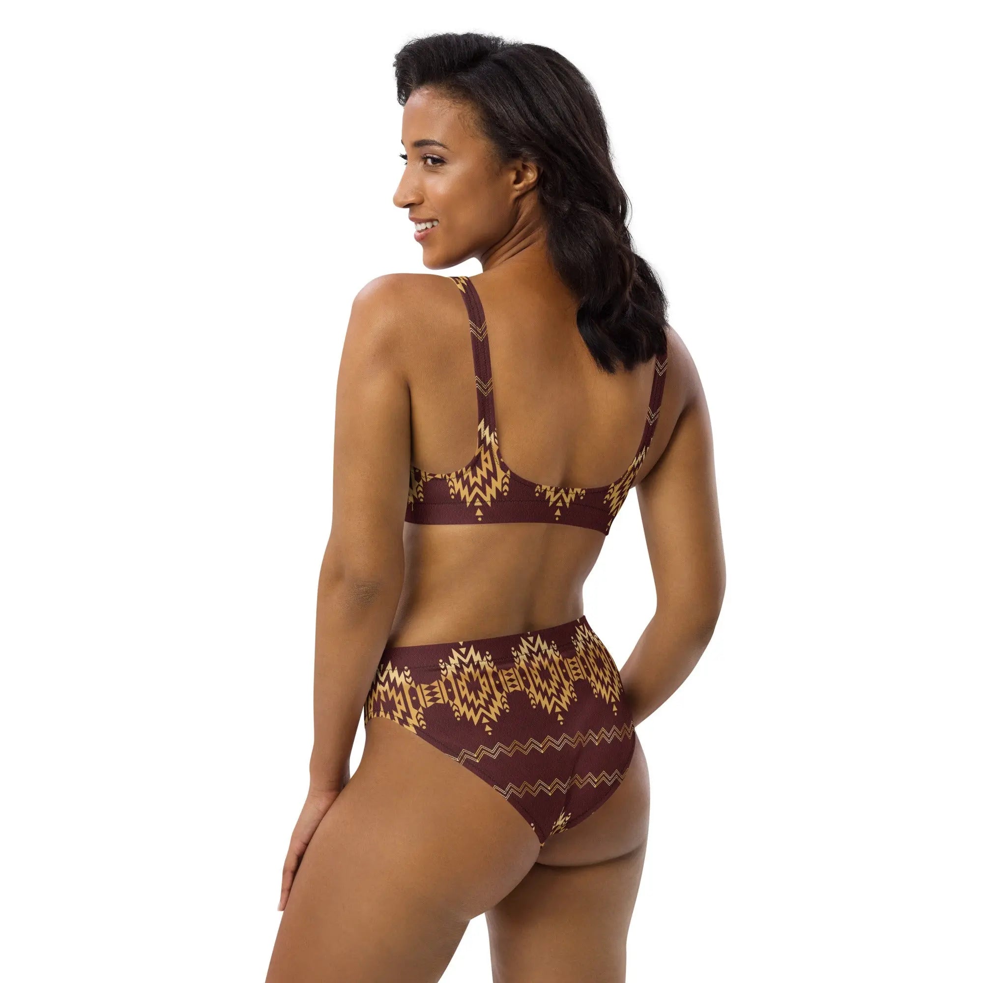 Baha Ranch Yeehaw Gold Aztec Bikini Baha Ranch Western Wear