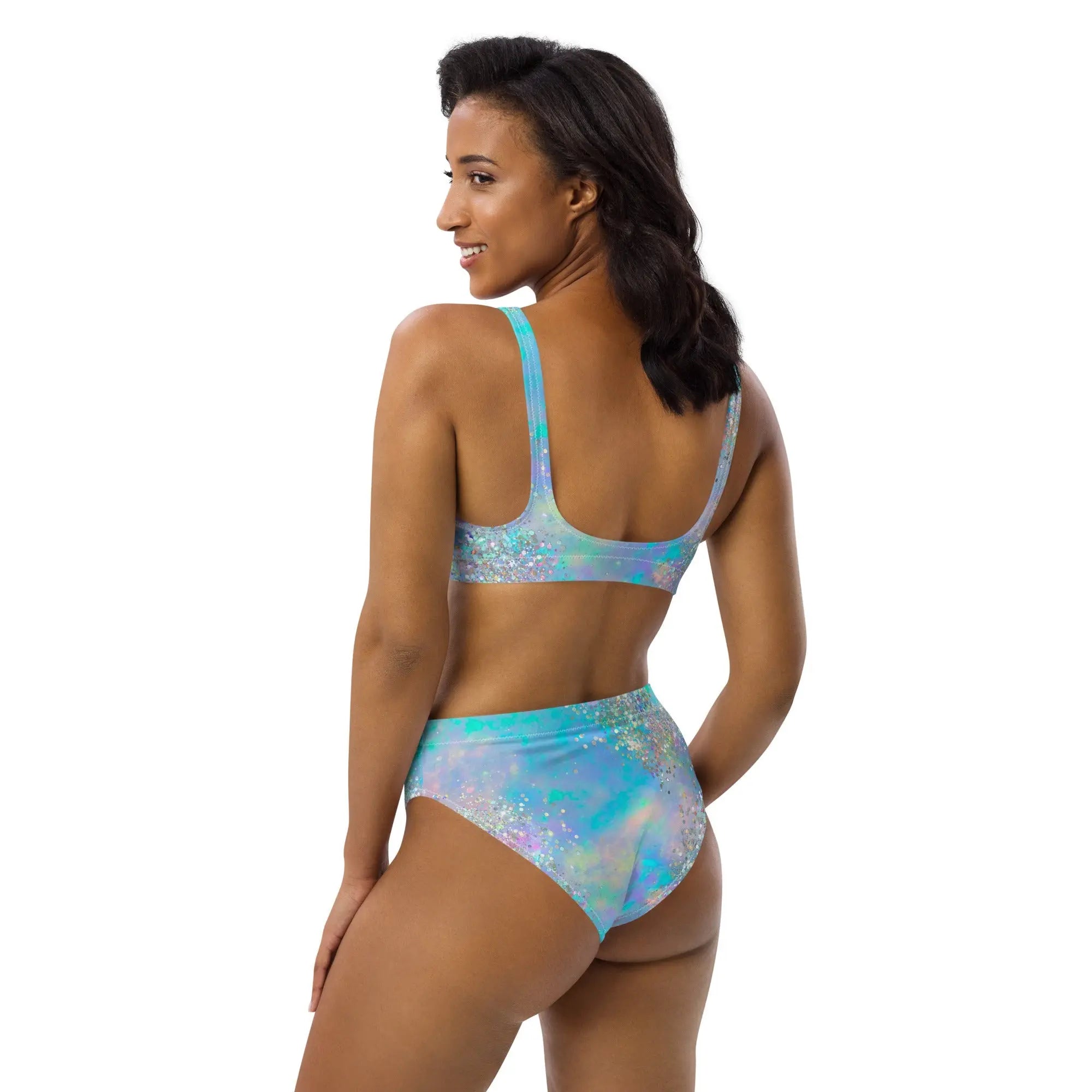Baha Ranch Yeehaw Howdy Opal Glitter Bikini Baha Ranch Western Wear