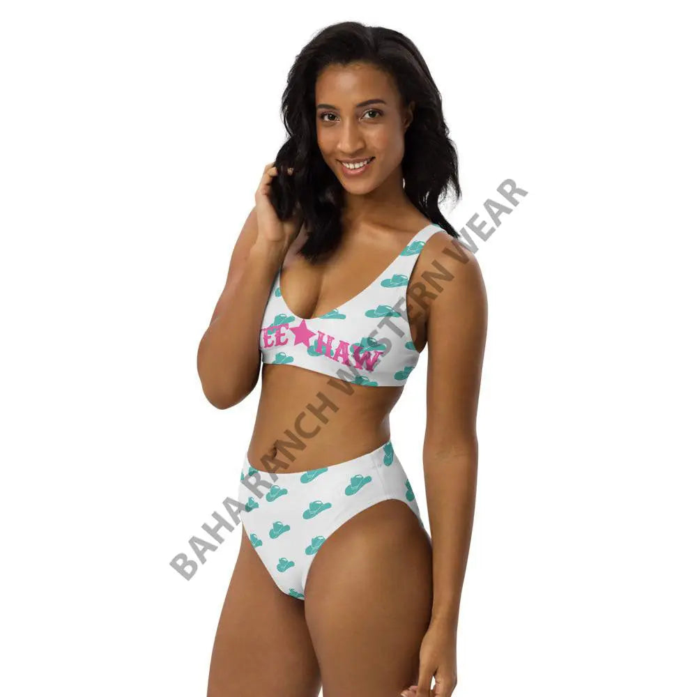 Yeehaw Turquoise Hat Yeehaw Bikini Baha Ranch Western Wear