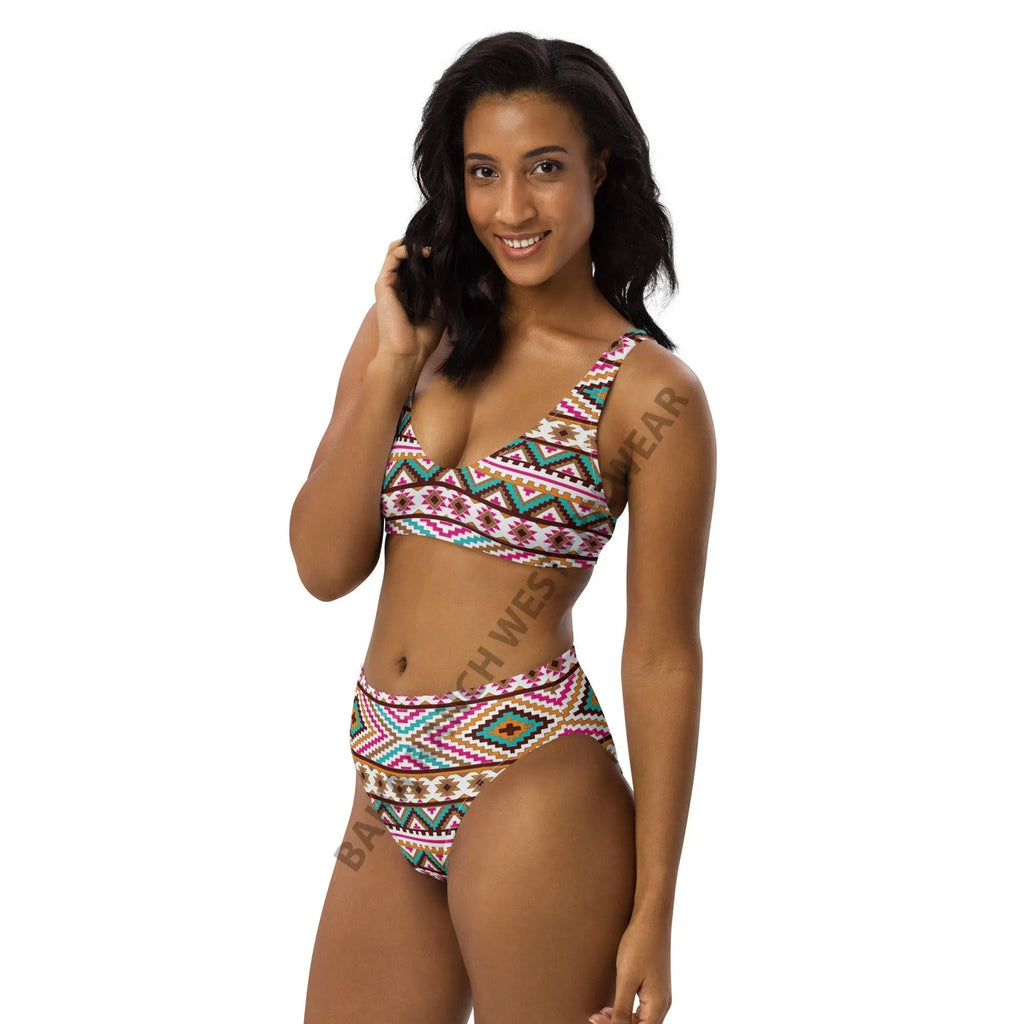 Baha Ranch Yeehaw Multi Aztec Bikini Baha Ranch Western Wear