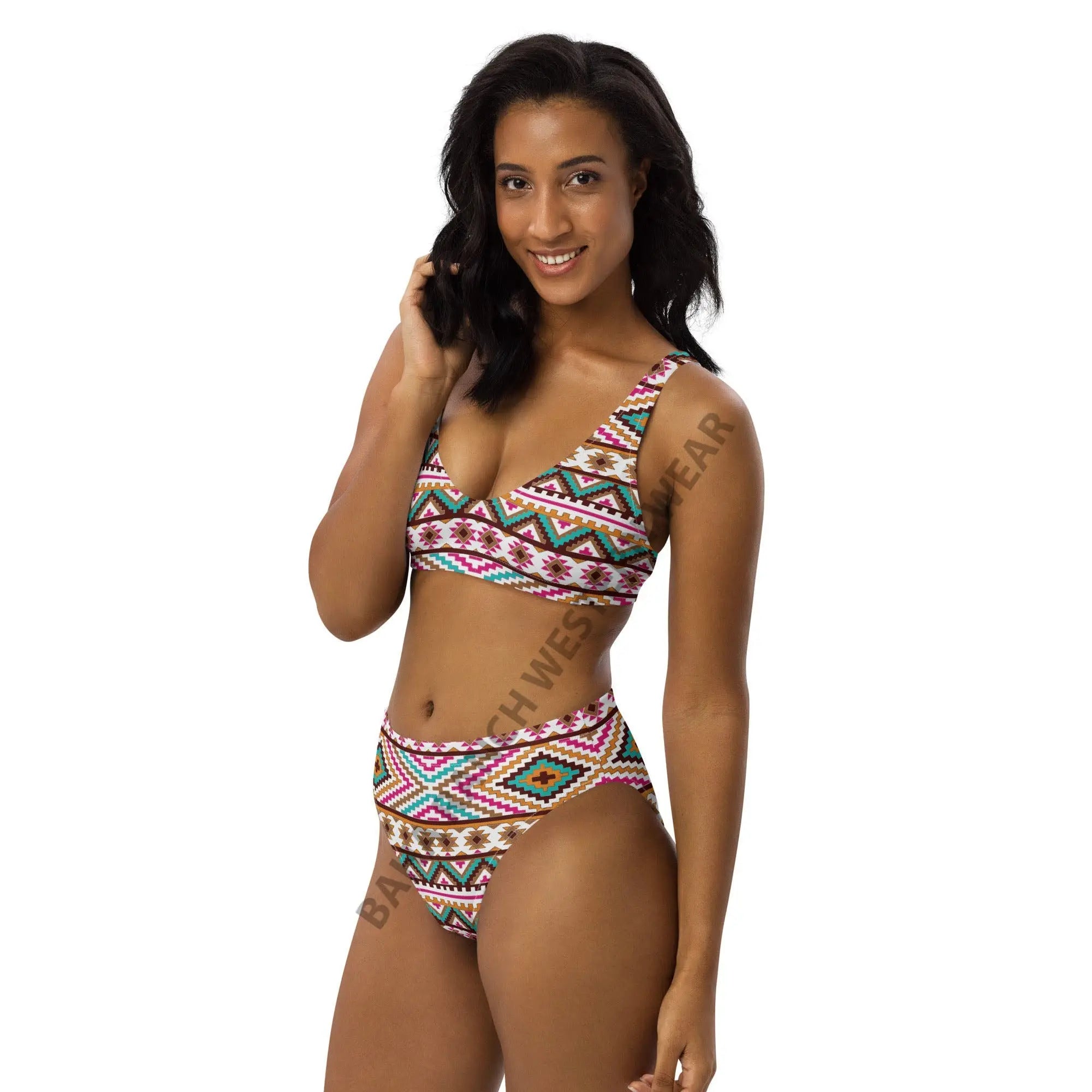 Baha Ranch Yeehaw Multi Aztec Bikini Baha Ranch Western Wear