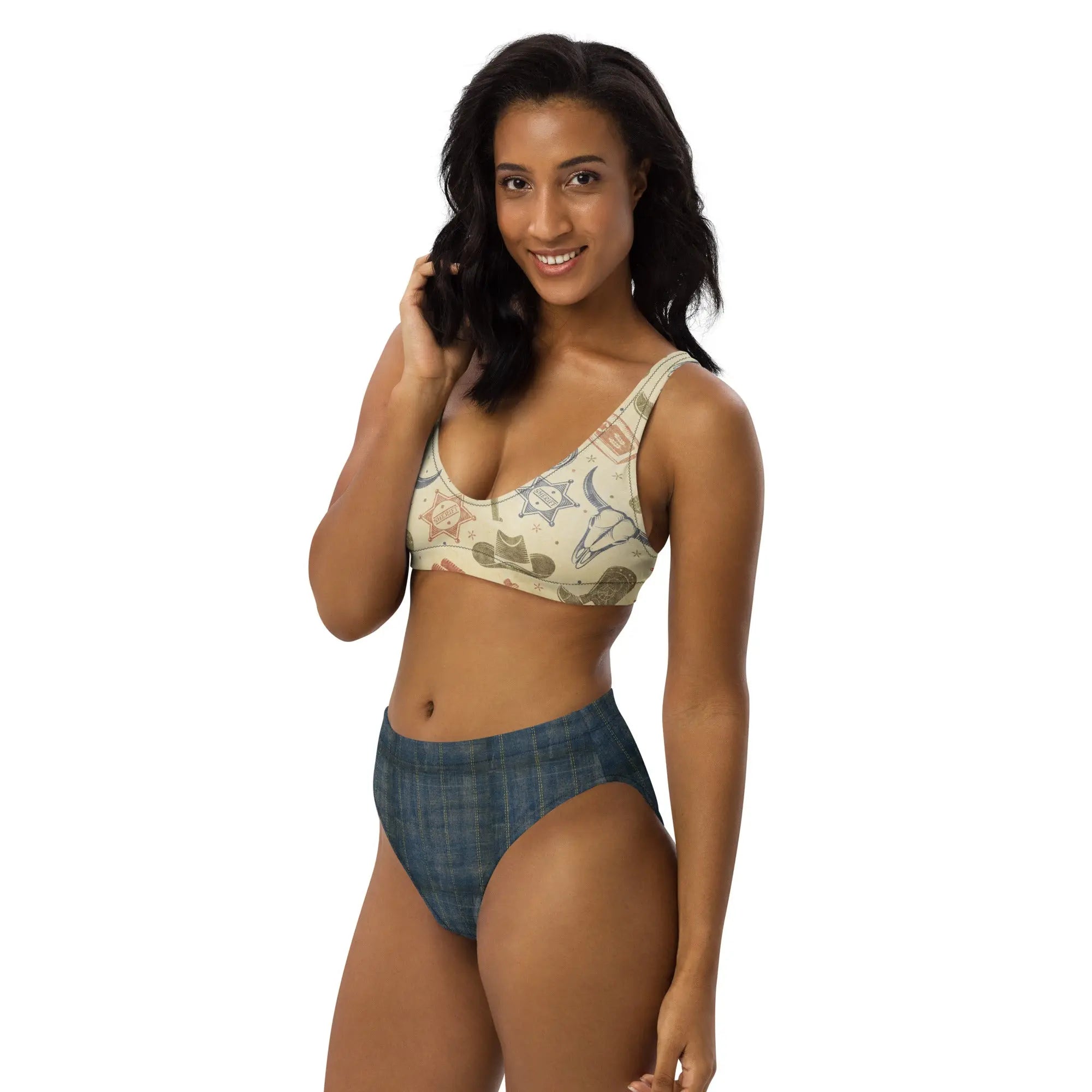 Baha Ranch Yeehaw Cactus Desert Bikini Baha Ranch Western Wear