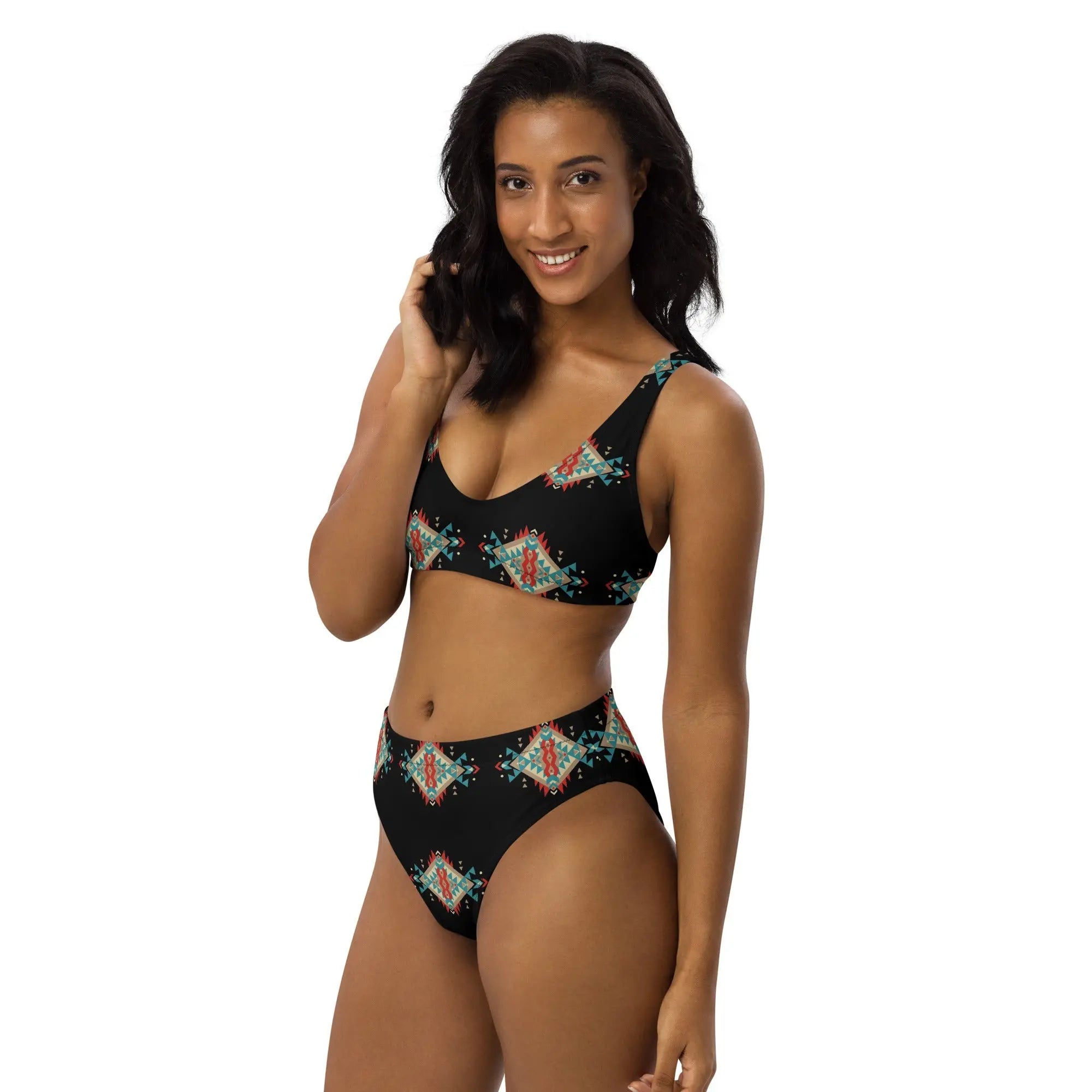 Baha Ranch Yeehaw Black Aztec Bikini Baha Ranch Western Wear