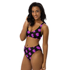 Baha Ranch Yeehaw Purple Neon Cactus Bikini Baha Ranch Western Wear