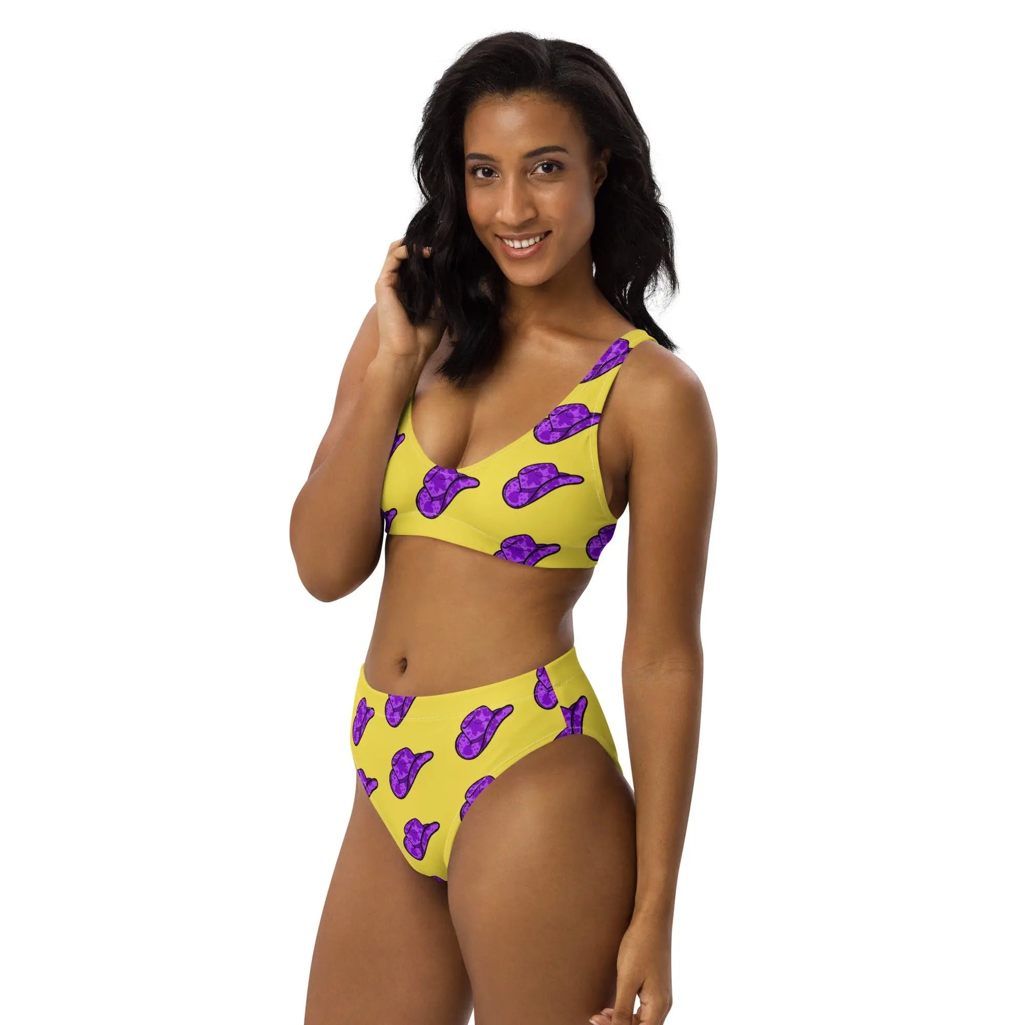 Baha Ranch Yeehaw Purple Hat Bikini Baha Ranch Western Wear