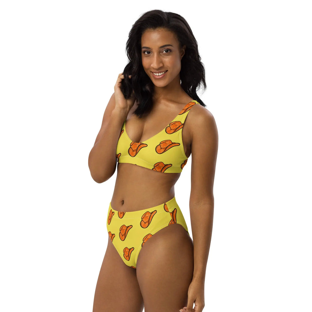 Baha Ranch Yeehaw Orange Hat Bikini Baha Ranch Western Wear