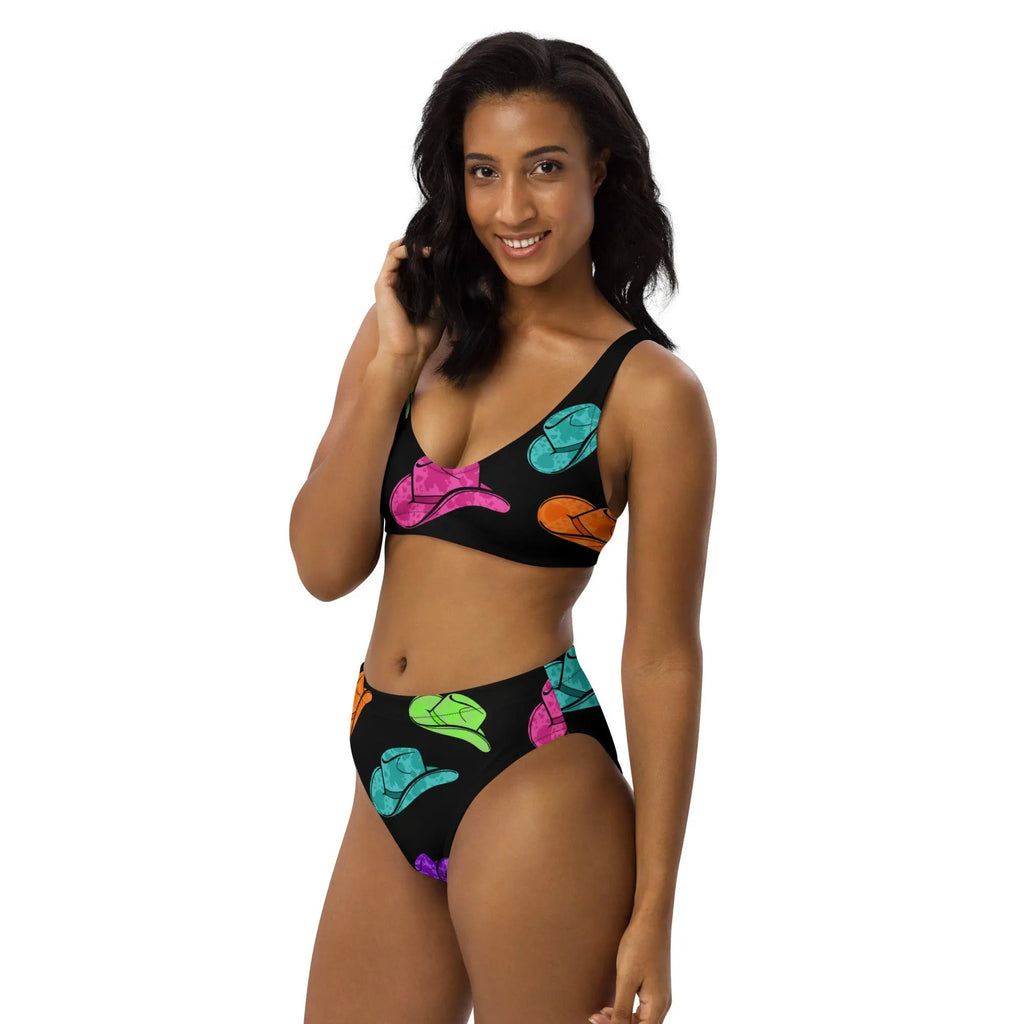 Baha Ranch Yeehaw All Neon Hat Bikini Baha Ranch Western Wear