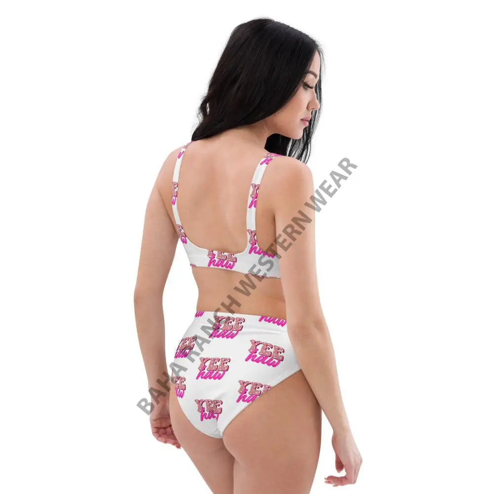 Yeehaw Pink Bikini Baha Ranch Western Wear