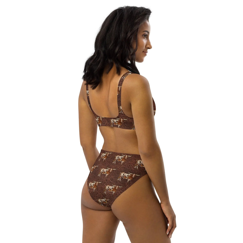 Baha Ranch Yeehaw Leather & Longhorns Bikini Baha Ranch Western Wear