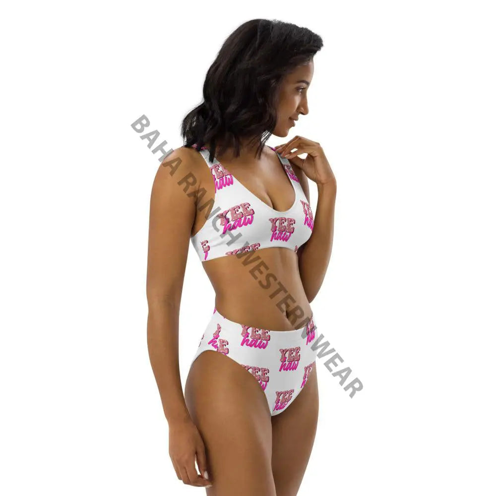 Yeehaw Pink Bikini Baha Ranch Western Wear
