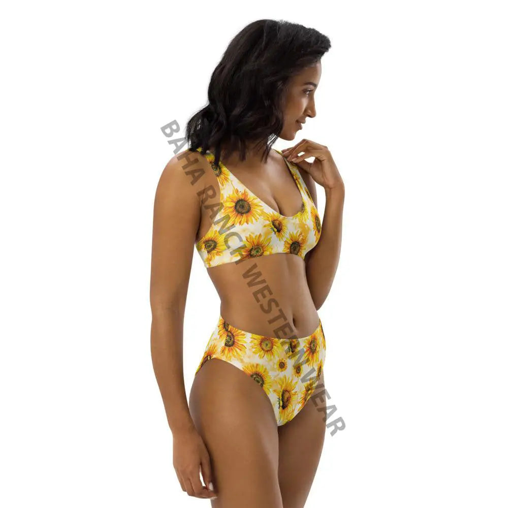 Yeehaw Sunflower Bikini Baha Ranch Western Wear