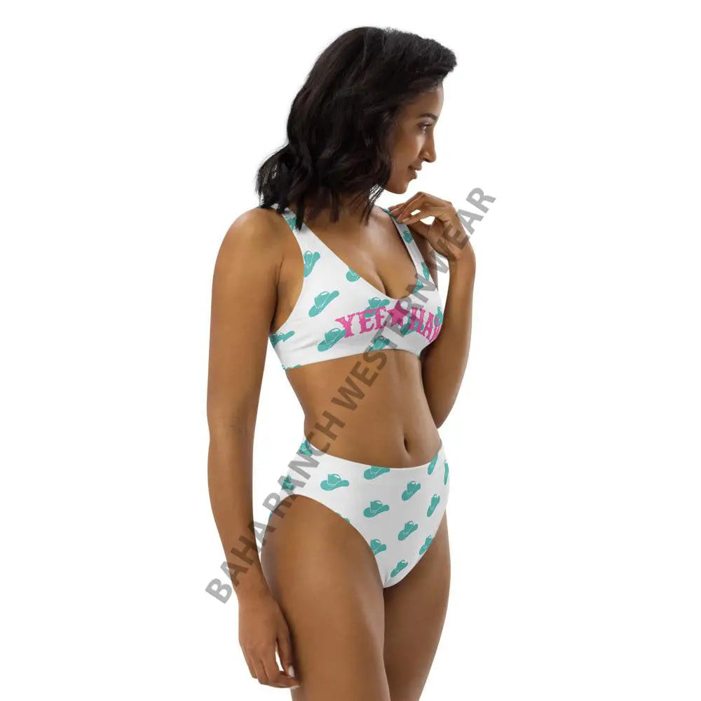 Yeehaw Turquoise Hat Yeehaw Bikini Baha Ranch Western Wear
