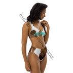 Yeehaw Brown Cow Print Bikini Baha Ranch Western Wear