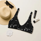 Baha Ranch Yeehaw White Bullhead Cactus Bikini Top Baha Ranch Western Wear