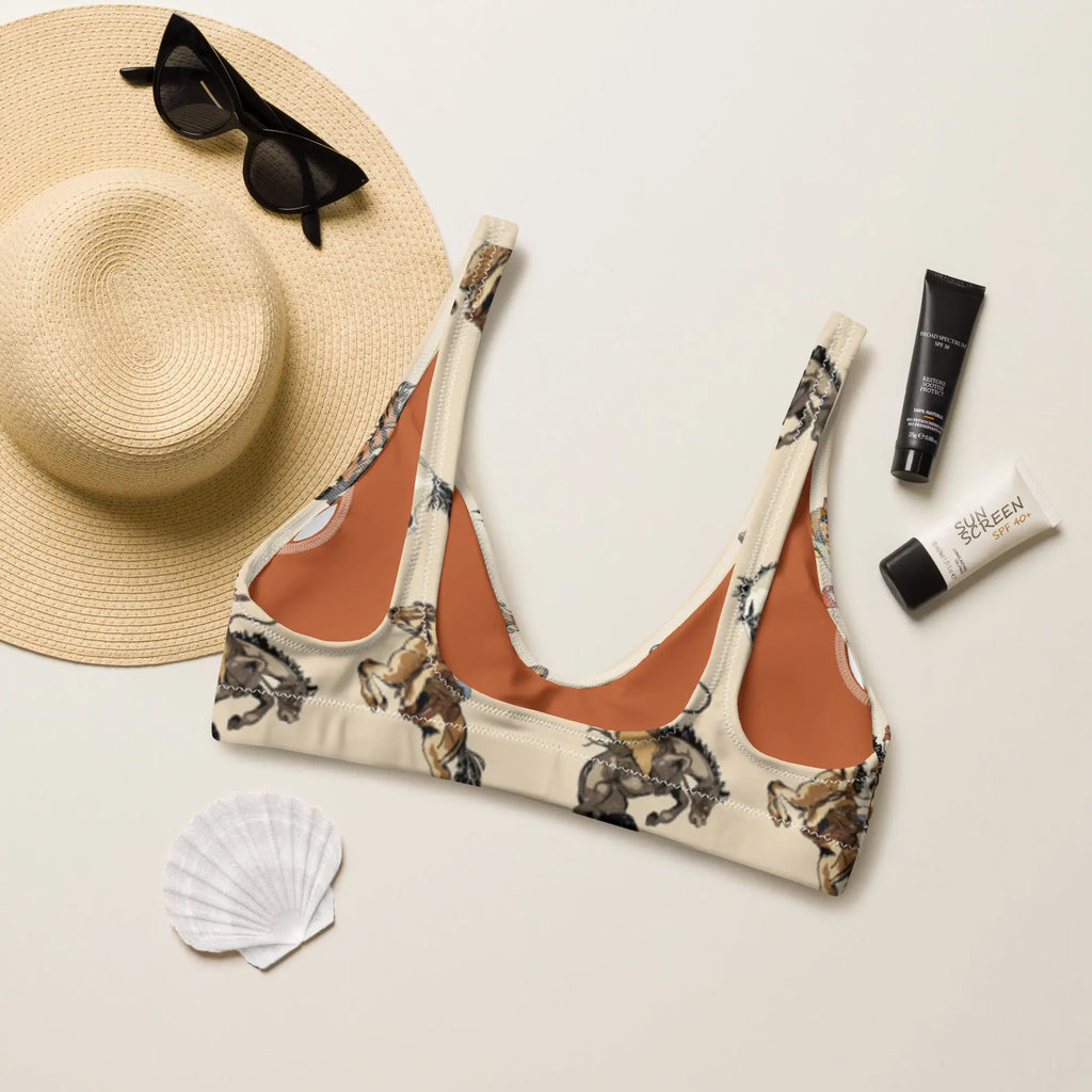Baha Ranch Yeehaw Vintage Cowgirl Bikini Top Baha Ranch Western Wear