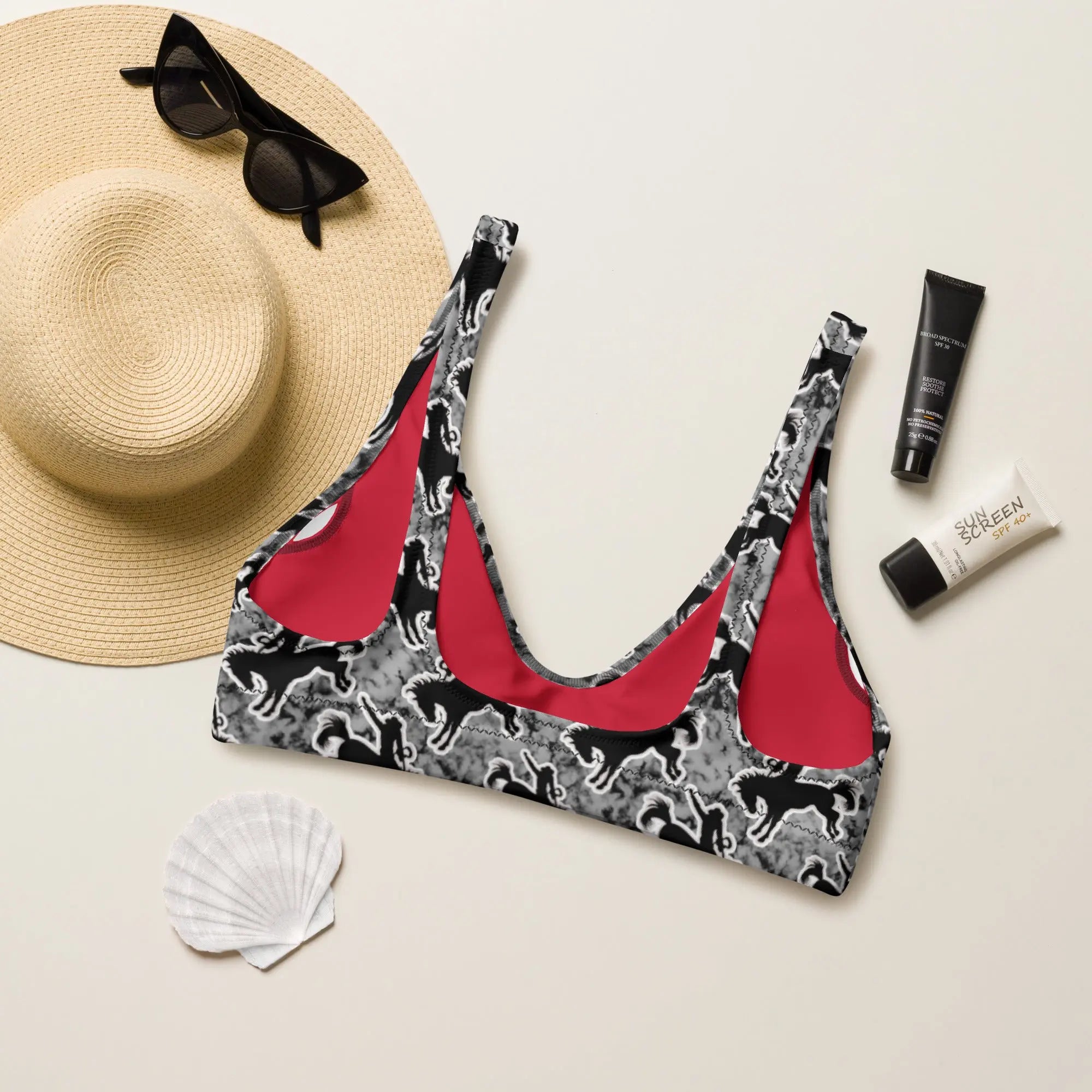 Baha Ranch Yeehaw Rodeo Bronc Bikini Top Baha Ranch Western Wear