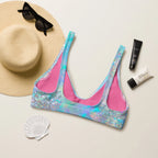 Baha Ranch Yeehaw Howdy Opal Glitter Bikini Top Baha Ranch Western Wear