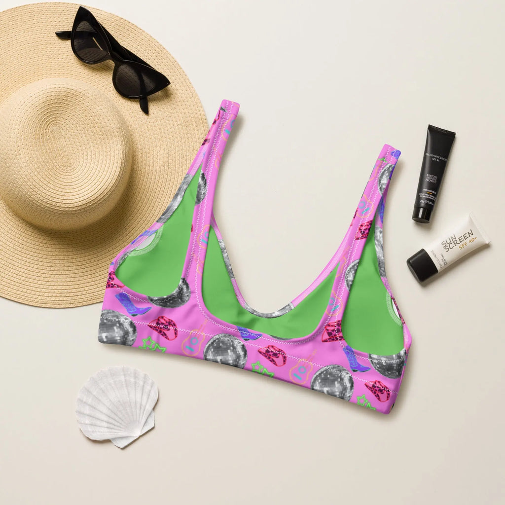 Baha Ranch Yeehaw Disco Cowgirl Bikini Top Baha Ranch Western Wear