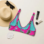 Baha Ranch Yeehaw Leopard Lightning Bikini Top Baha Ranch Western Wear