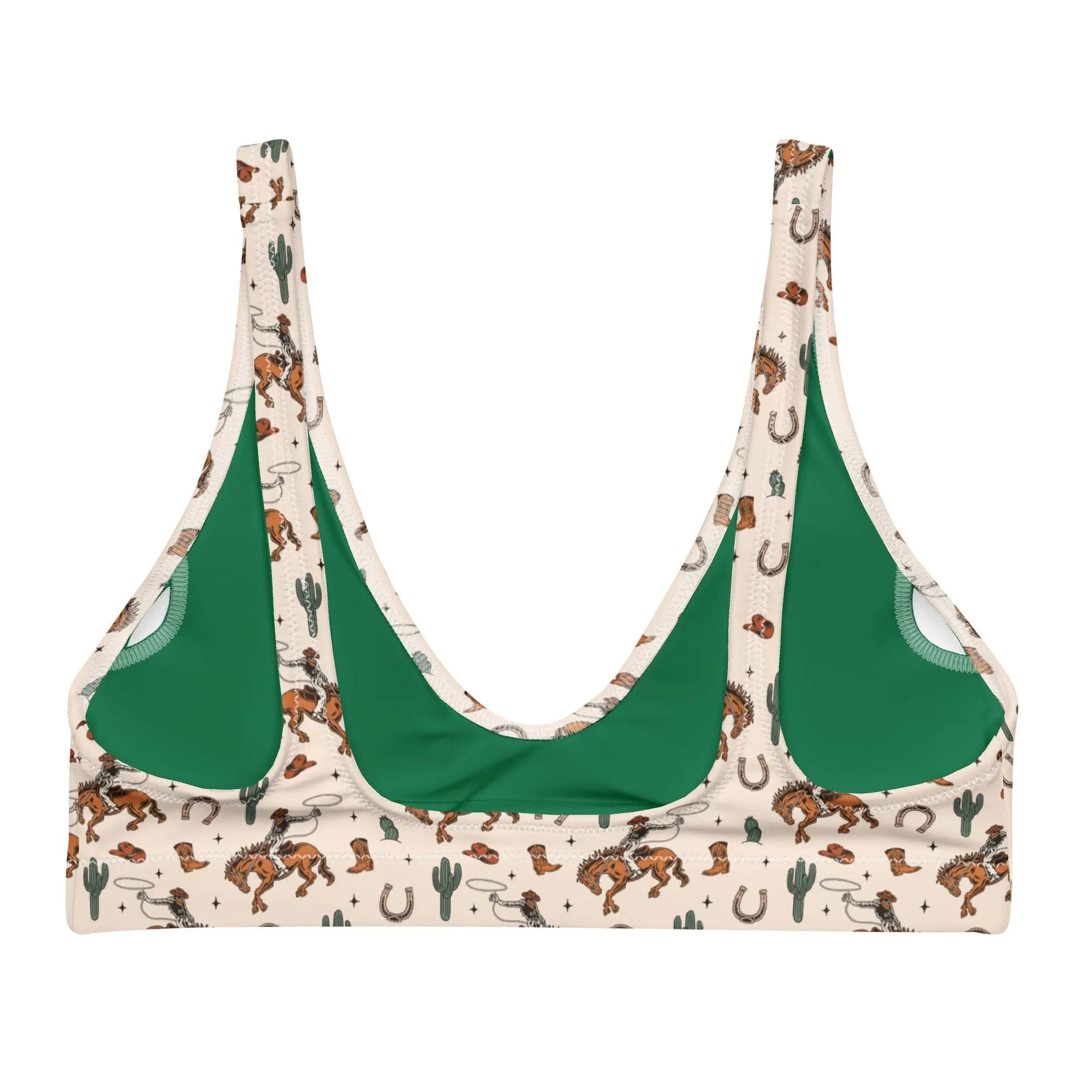 Baha Ranch Yeehaw Rodeo Cowboy Bikini Top Baha Ranch Western Wear