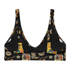 Baha Ranch Yeehaw Vintage Cowgirl Collage Bikini Top Baha Ranch Western Wear