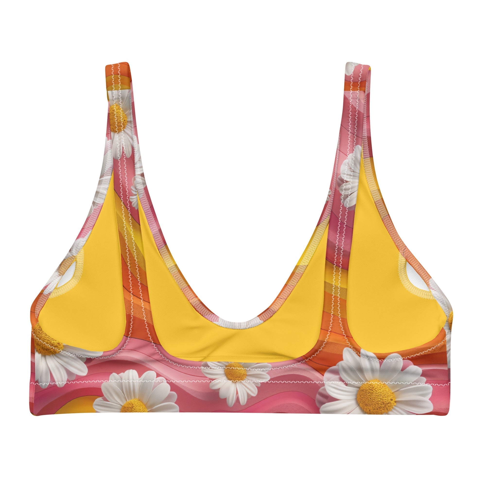 Baha Ranch Yeehaw Groovy Floral Bikini Top Baha Ranch Western Wear