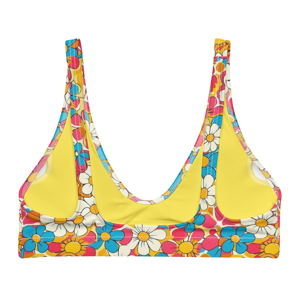 Baha Ranch Yeehaw Flower Child Retro Bikini Top Baha Ranch Western Wear