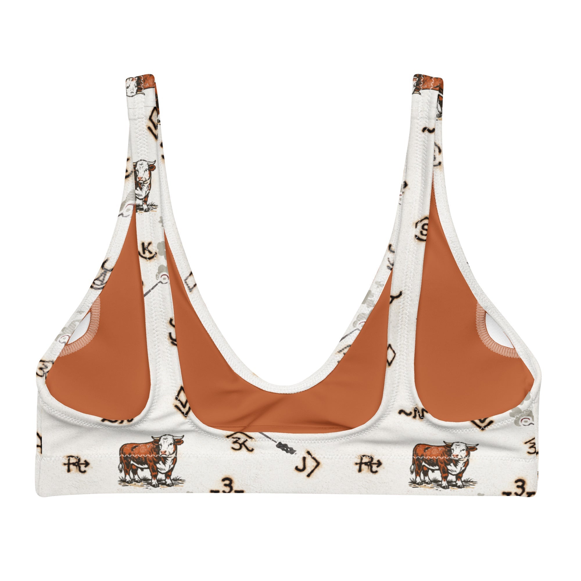 Baha Ranch Yeehaw Hereford Brands Bikini Top Baha Ranch Western Wear