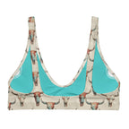 Baha Ranch Yeehaw Bullhead Skulls Bikini Top Baha Ranch Western Wear