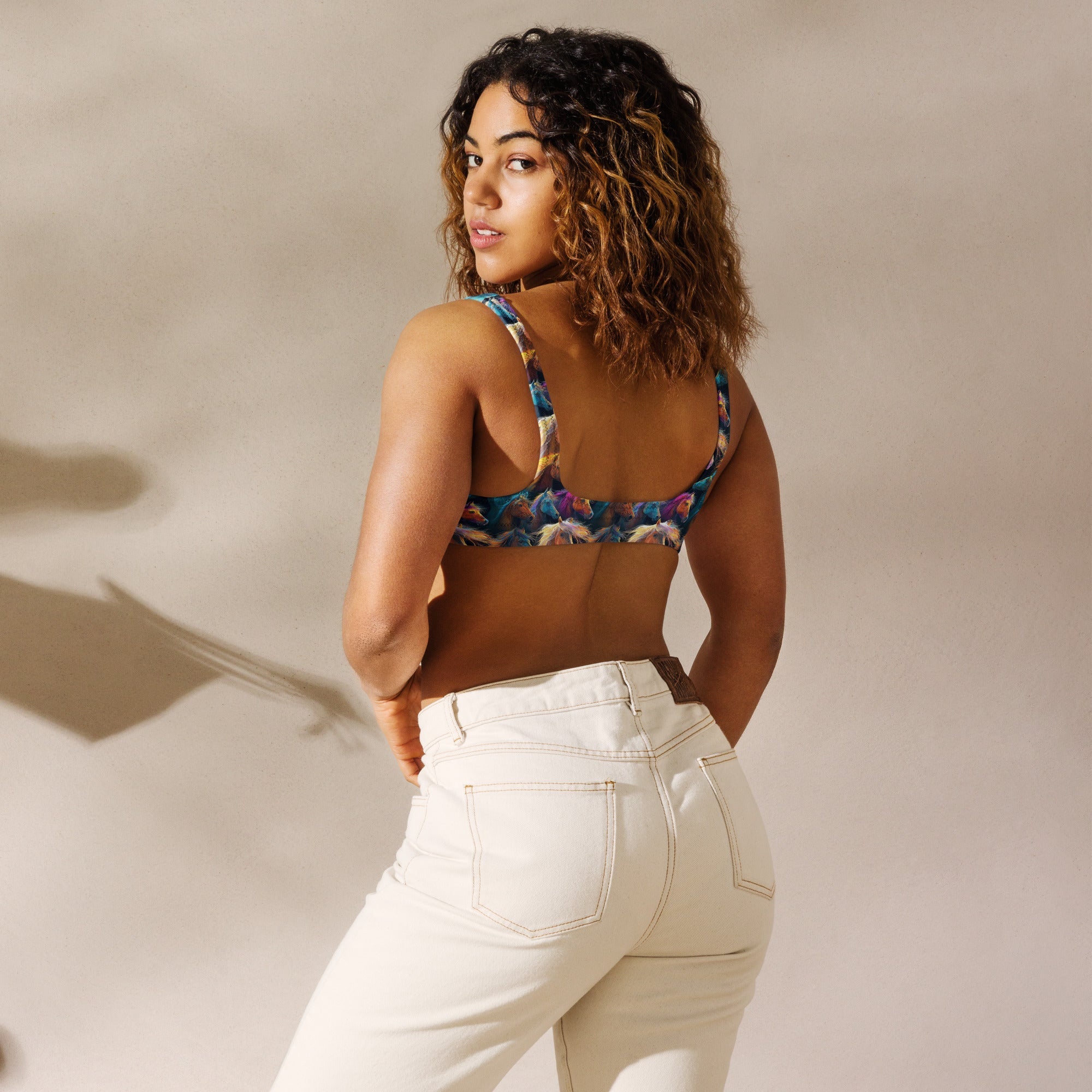 Baha Ranch Yeehaw Wild Horses Bikini Top Baha Ranch Western Wear