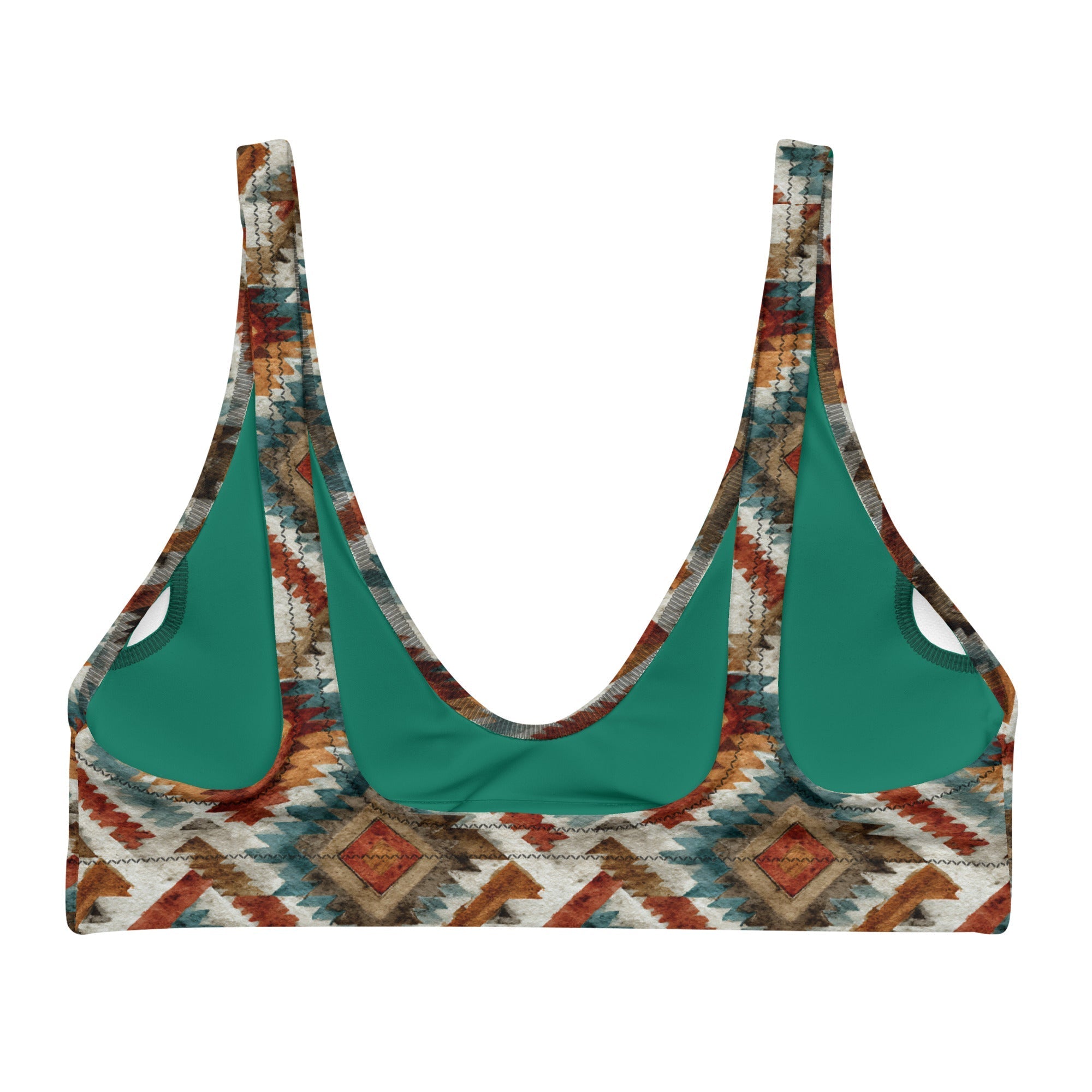 Baha Ranch Yeehaw Southwest Diamond Bikini Top Baha Ranch Western Wear