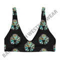 Yeehaw Black Turquoise Naja Bikini Top Baha Ranch Western Wear