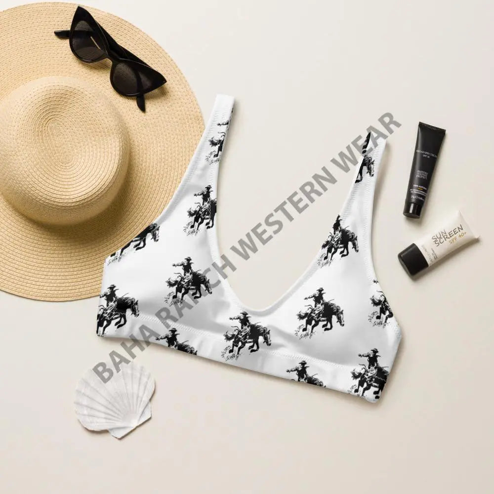 Yeehaw Rodeo Cowboy Bikini Top Baha Ranch Western Wear