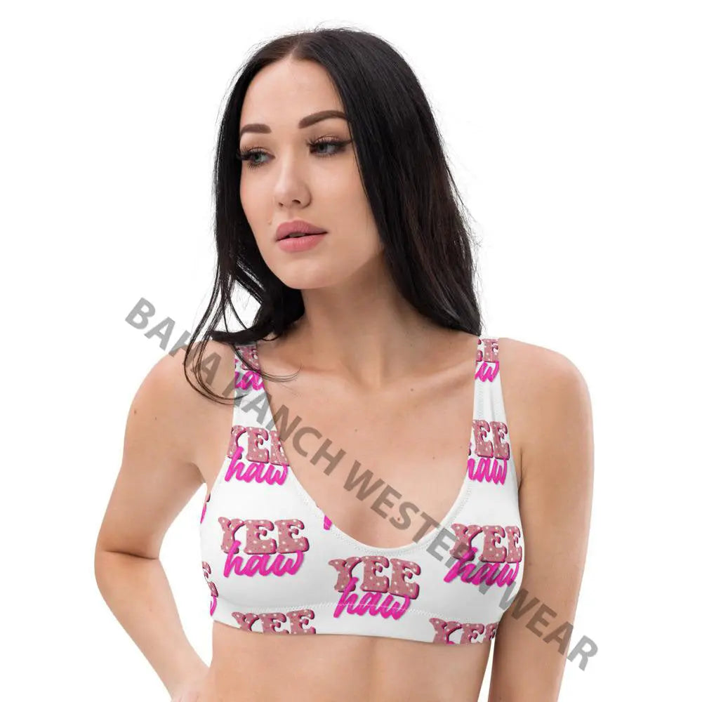 Yeehaw Bikini Top Baha Ranch Western Wear