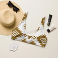 Baha Ranch Yeehaw Bold Brown Aztec Bikini Top Baha Ranch Western Wear