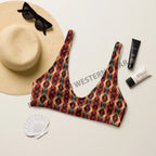 Baha Ranch Yeehaw Rust Aztec Bikini Top Baha Ranch Western Wear