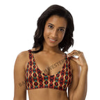 Baha Ranch Yeehaw Rust Aztec Bikini Top Baha Ranch Western Wear