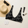 Baha Ranch Yeehaw White Bullhead Cactus Bikini Top Baha Ranch Western Wear