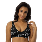 Baha Ranch Yeehaw White Bullhead Cactus Bikini Top Baha Ranch Western Wear