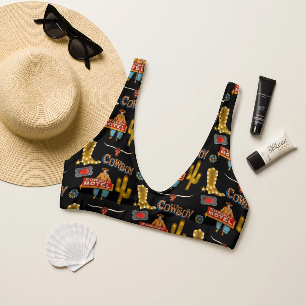 Baha Ranch Yeehaw All Cowboy Bikini Top Baha Ranch Western Wear