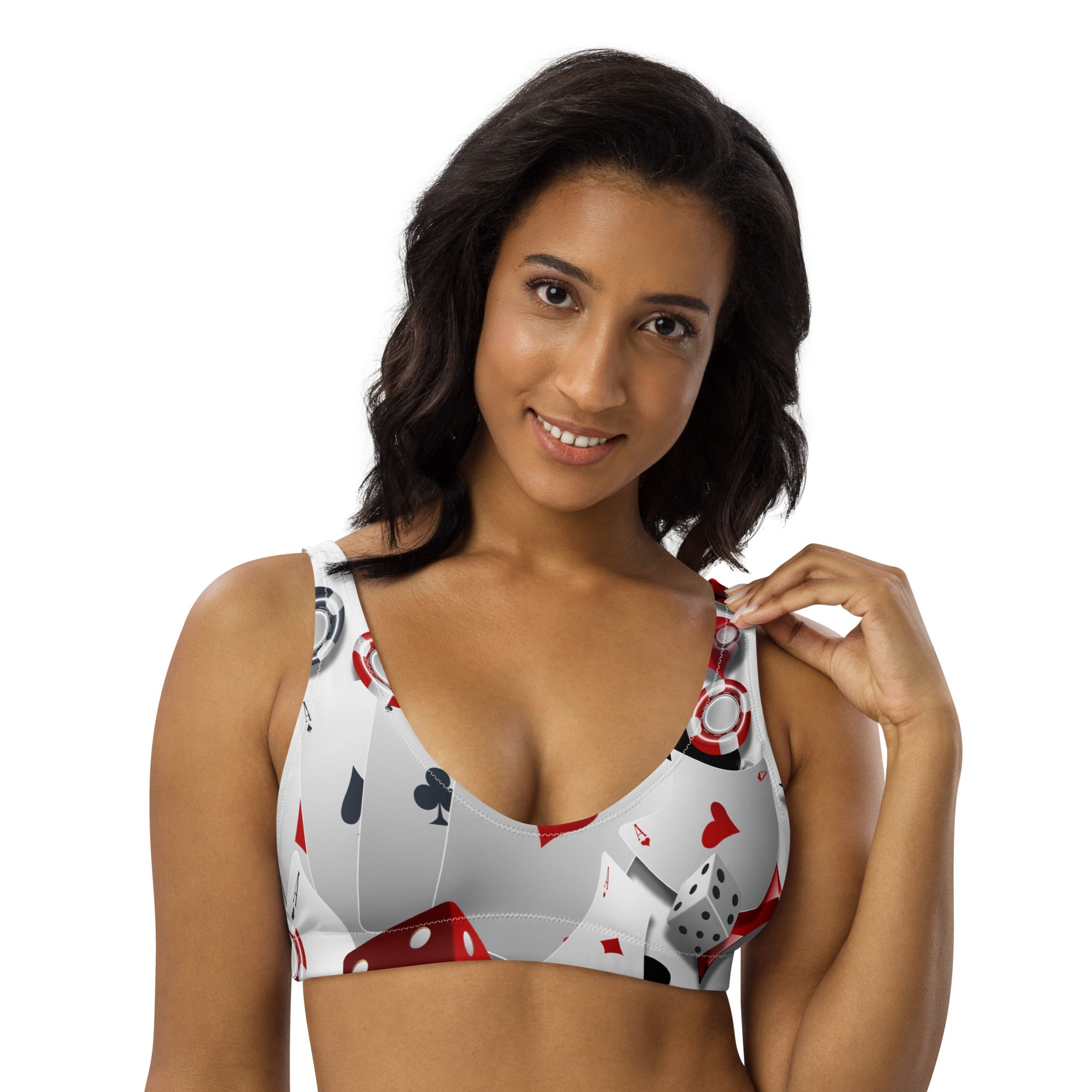 Baha Ranch Yeehaw Lucky In Vegas Bikini Top Baha Ranch Western Wear
