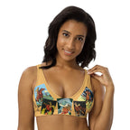 Baha Ranch Yeehaw Let's Be Cowboys Bikini Top Baha Ranch Western Wear