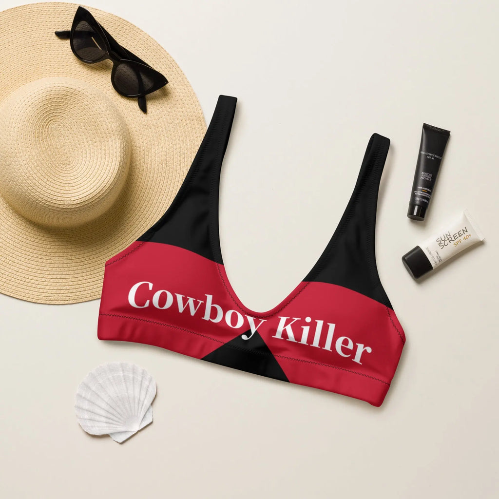 Baha Ranch Yeehaw Cowboy Killer Bikini Top Baha Ranch Western Wear