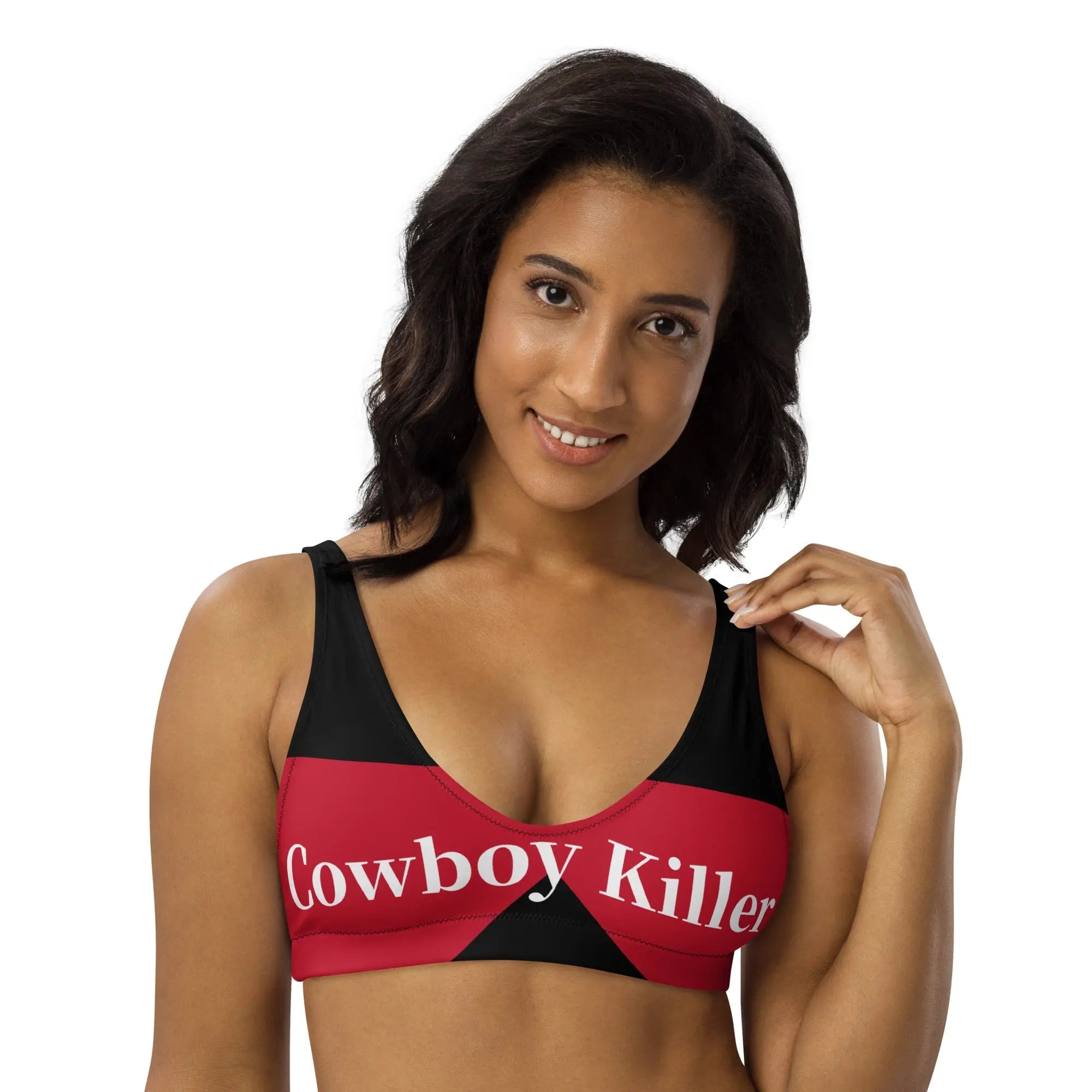 Baha Ranch Yeehaw Cowboy Killer Bikini Top Baha Ranch Western Wear