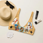 Baha Ranch Yeehaw Let's be Cowgirls Bikini Top Baha Ranch Western Wear