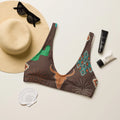 Baha Ranch Yeehaw Bullhead Cactus Bikini Top Baha Ranch Western Wear