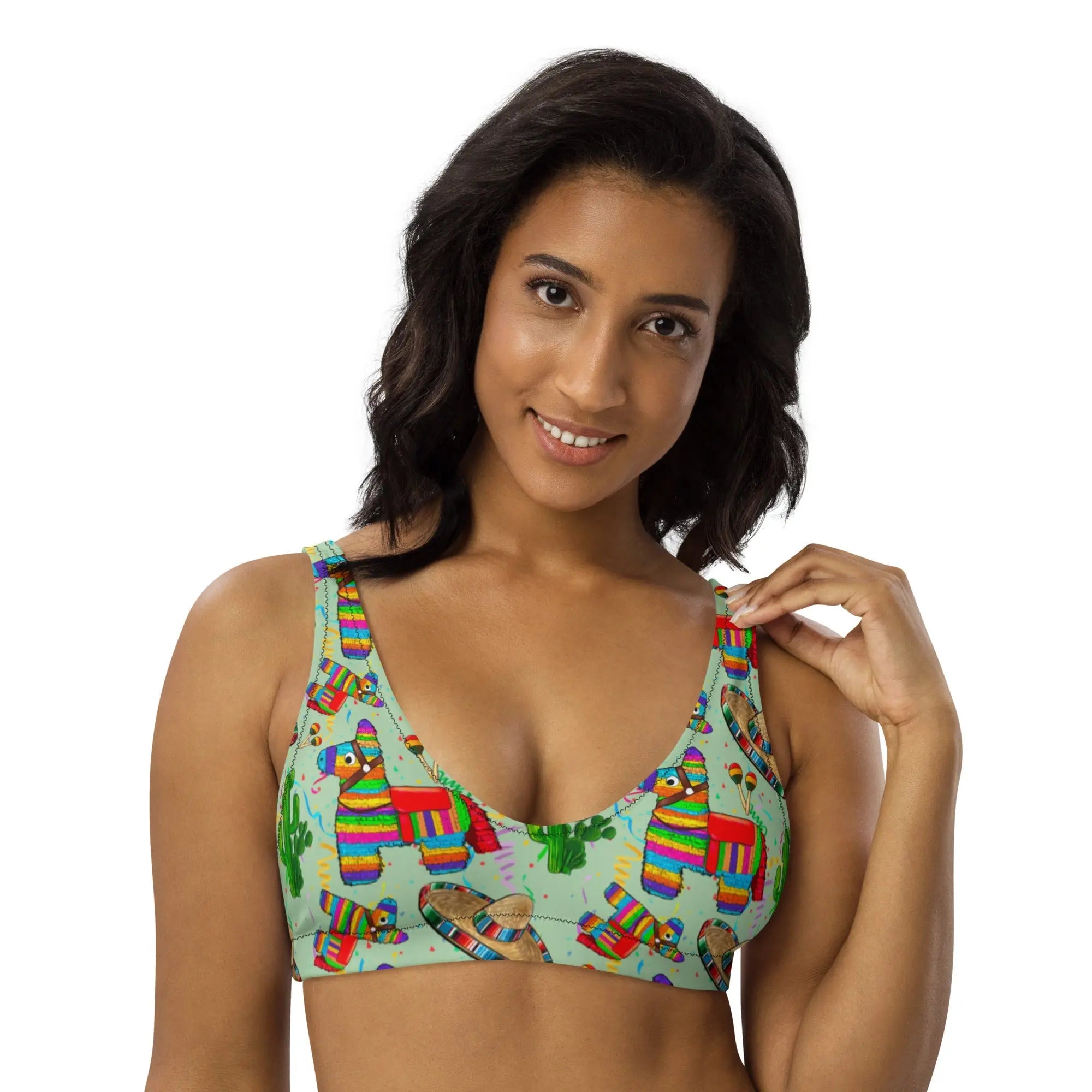 Baha Ranch Yeehaw Cinco De Mayo Bikini Top Baha Ranch Western Wear